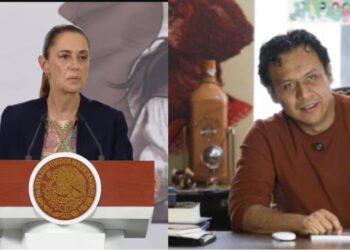 Claudia Sheinbaum y Marx Arriaga