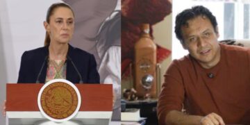 Claudia Sheinbaum y Marx Arriaga