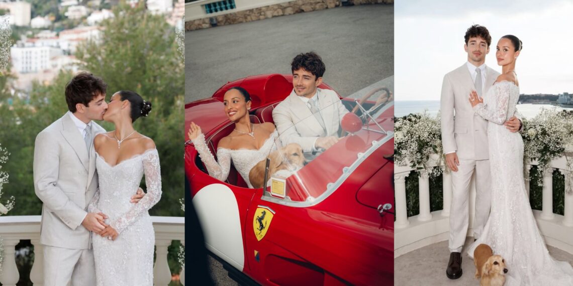 Charles Leclerc, piloto de Ferrari y Alexandra Saint Mleux confirman su boda civil