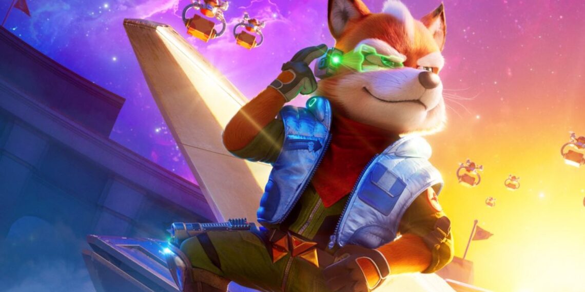Fox McCloud sorprende con su llegada a Super Mario Galaxy: La Película