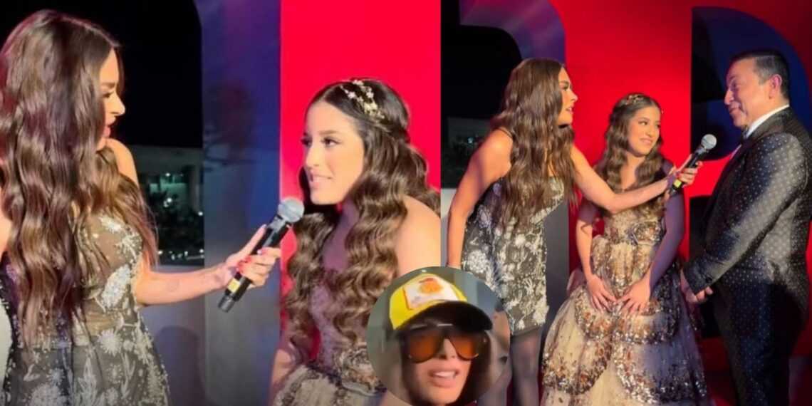 Galilea Montijo responde a críticas por su participación en los lujosos XV años de Mafer