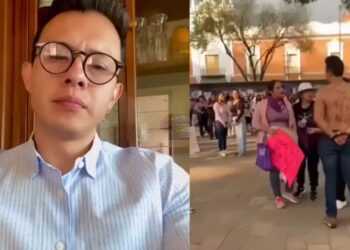 Judas Tadeo responde tras viralizarse en la marcha del 8M: “No soy un papá ausente”