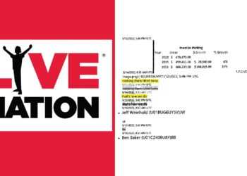Directivos de Live Nation se burlan en mensajes de los altos precios de los conciertos y desatan polémica