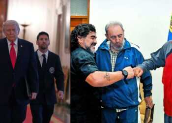 El encuentro con Lionel Messi y Donald Trump desata críticas y comparaciones con Diego Maradona
