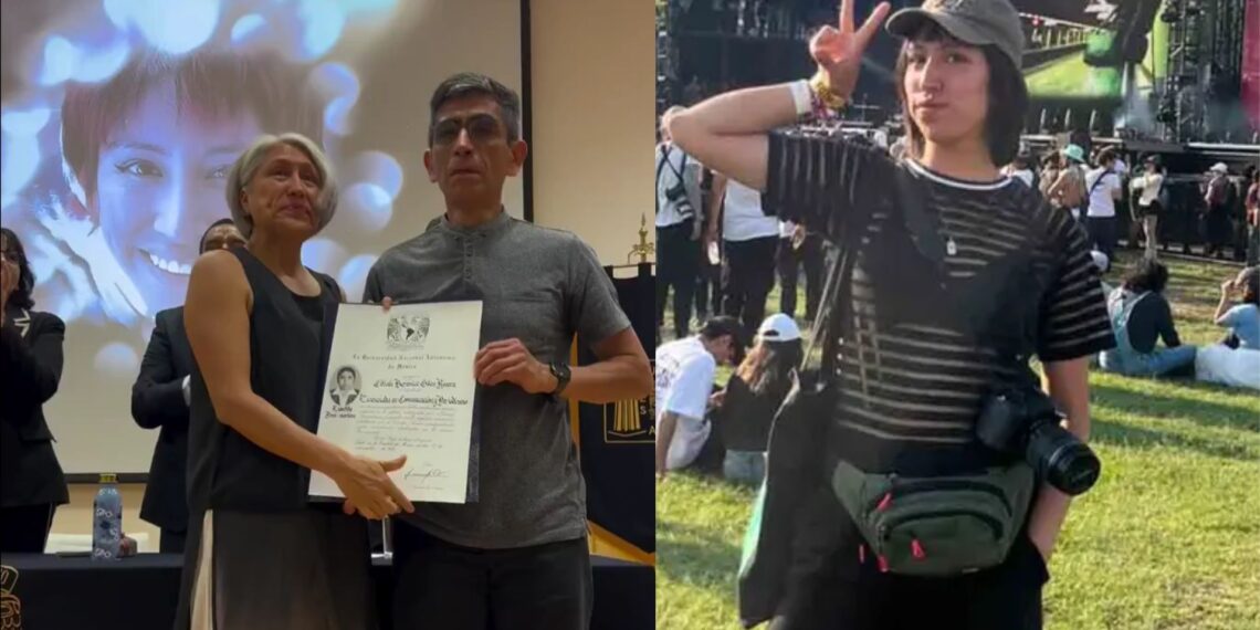 La UNAM otorga título póstumo a Berenice Giles, fotógrafa fallecida en el Axe Ceremonia