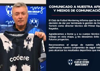 Rayados anuncia la salida de Domènec Torrent. Nico Sánchez sería el DT interino