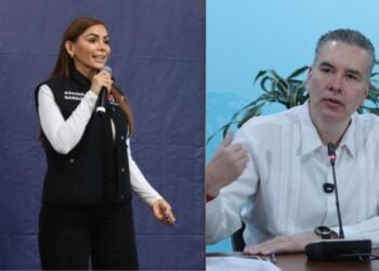 Karina Barrón y Waldo Fernández