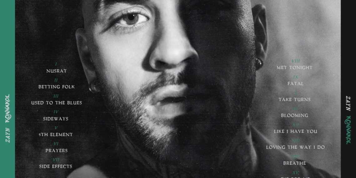 Zayn Malik revela el tracklist de su nuevo disco Konnakol