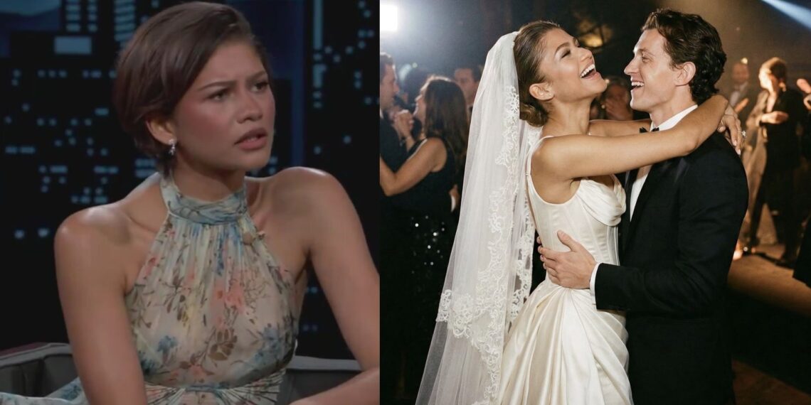 Zendaya rompe el silencio sobre su “boda” con Tom Holland y aclara los rumores