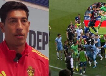 Esteban Andrada pide disculpas tras golpear a jugador rival