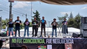 “Anticoncierto” la protesta a un año de la tragedia en AXE Ceremonia