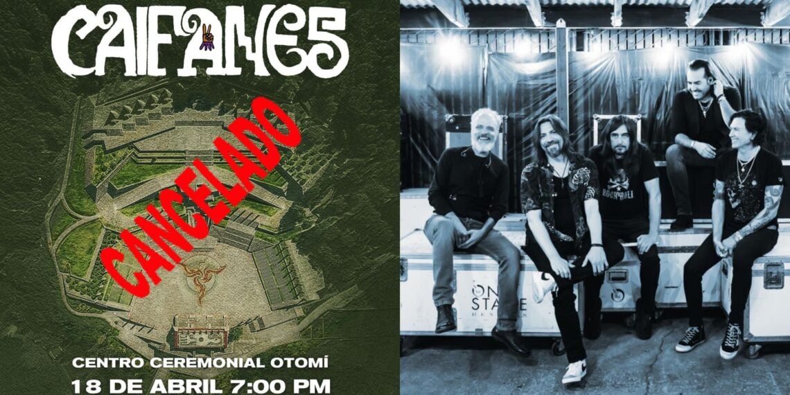 Caifanes cancela concierto en el Centro Ceremonial Otomí por falta de seguridad