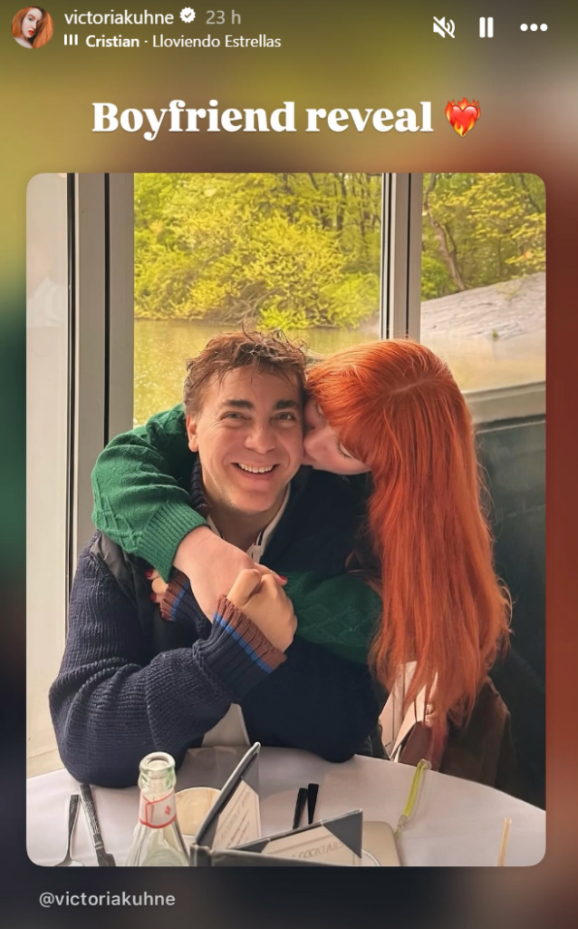 Victoria revela su relación con Cristian Castro.