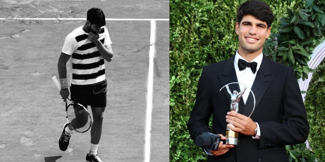 Carlos Alcaraz se baja de Roma y Roland Garros por lesión en la muñeca