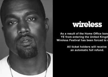 Reino Unido le cierra la puerta a Kanye West, provoca la cancelación del Wireless Festival