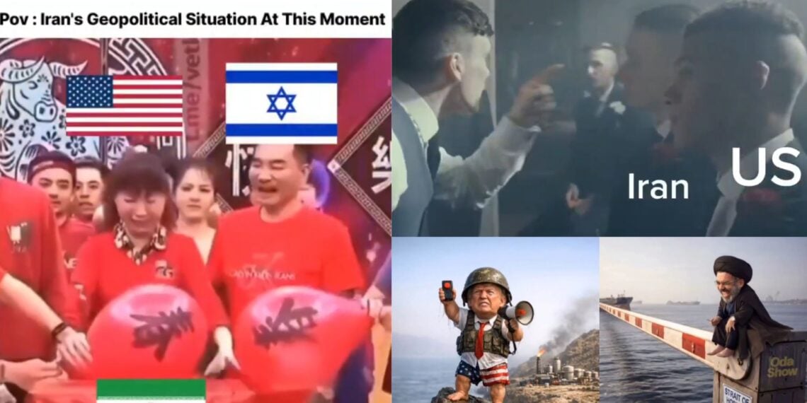 Memes, IA y sátira: la otra cara viral del alto al fuego en Irán