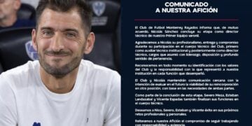 Rayados de Monterrey anuncia la salida de Nicolás Sánchez como director técnico