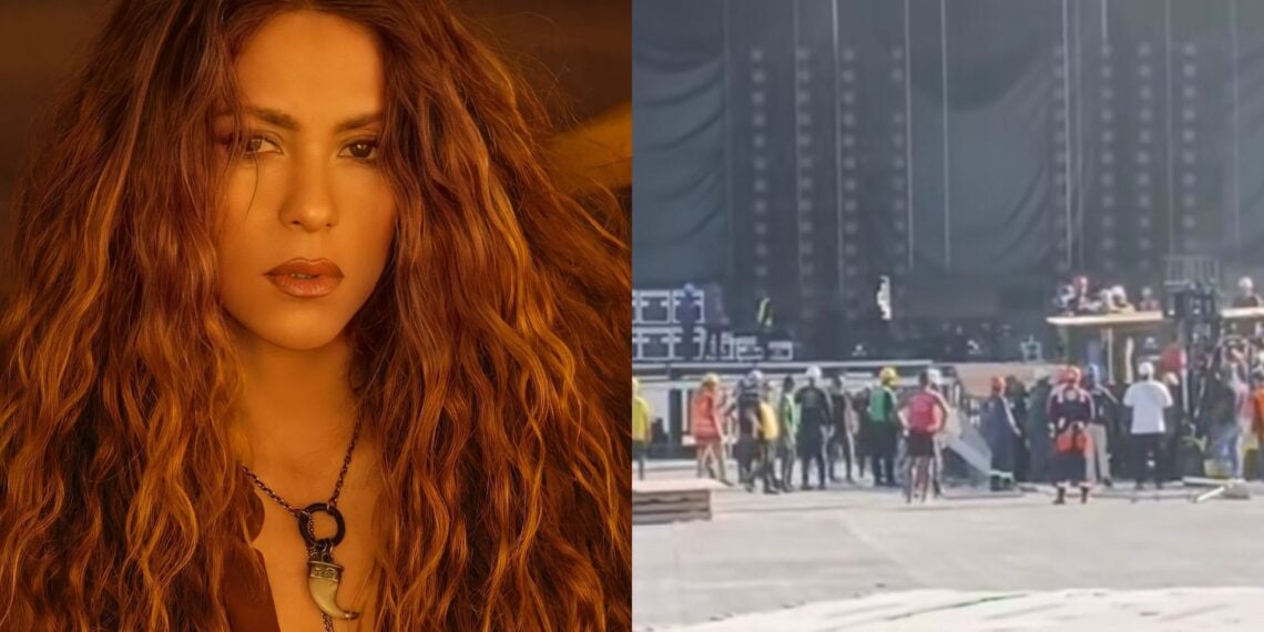 Shakira lamenta la muerte de un trabajador durante el montaje de su concierto en Brasil