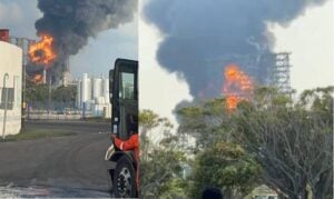 Refinería Dos Bocas incendio