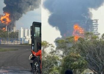 Refinería Dos Bocas incendio