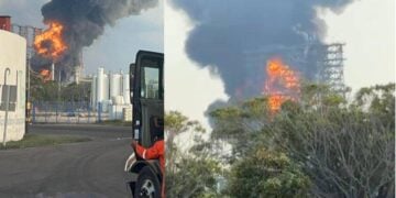 Refinería Dos Bocas incendio