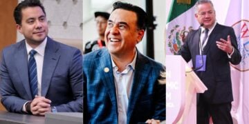 Felifer Macías, Luis Nava y Santiago Nieto