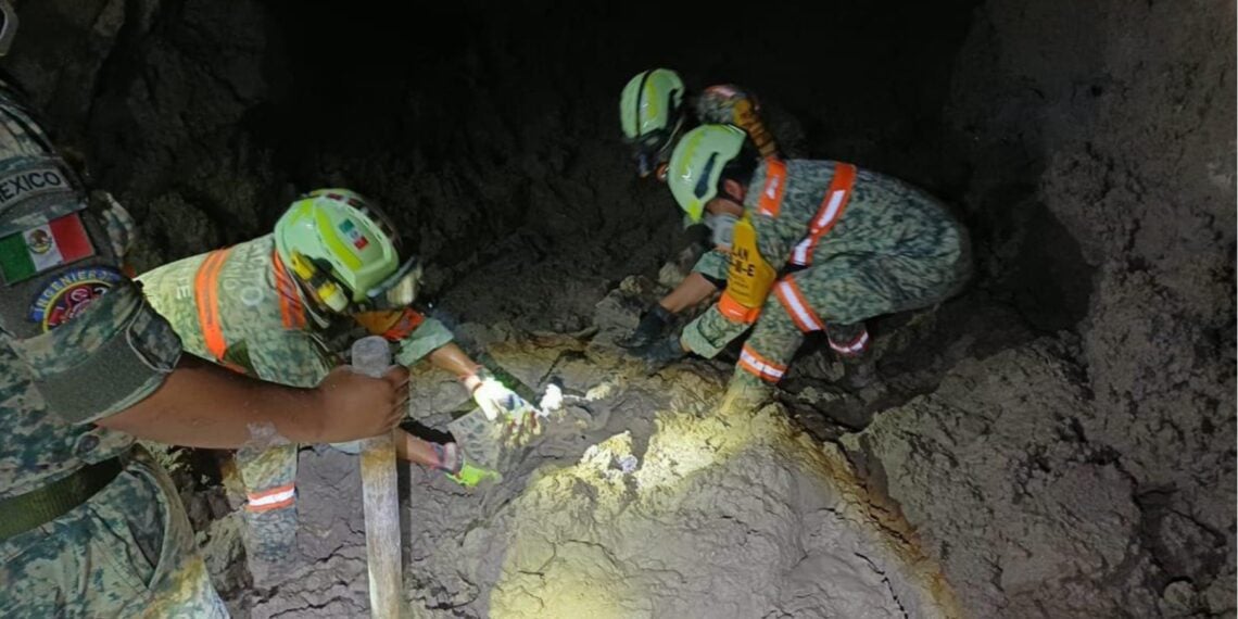 mina Santa Fe, ubicada en el municipio de El Rosario, Sinaloa.