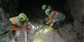 mina Santa Fe, ubicada en el municipio de El Rosario, Sinaloa.