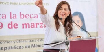 secretaria de Educación en el Estado, Gabriela Molina Aguilar.