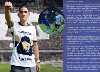 Antuna ofrece disculpas a la afición de Pumas tras la dolorosa derrota ante Cruz Azul