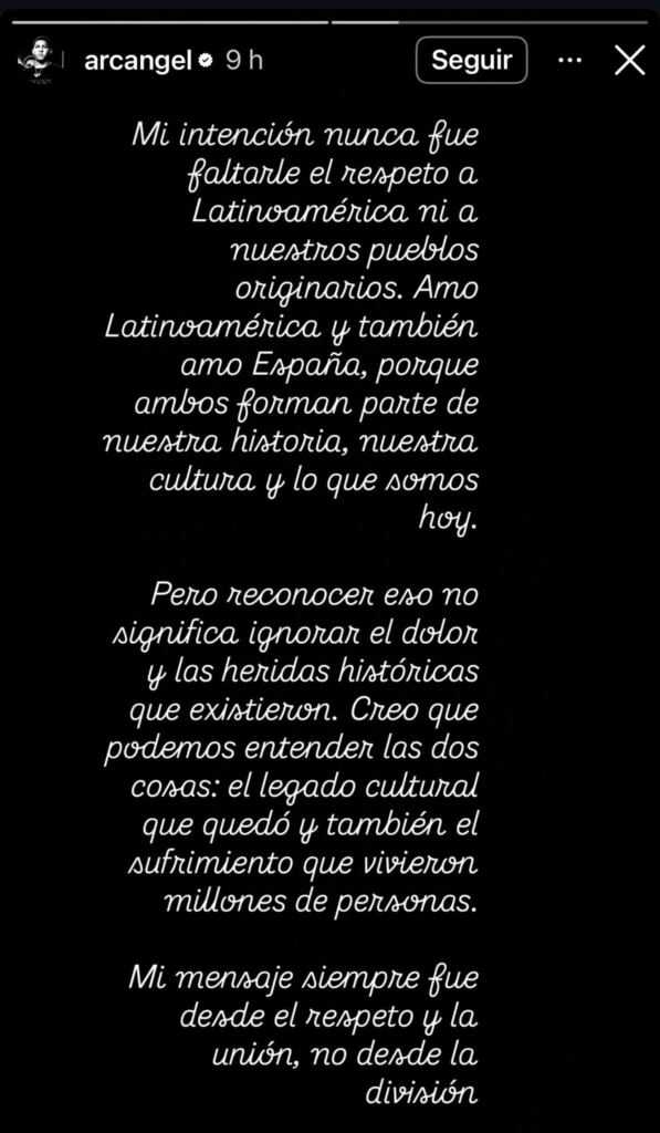 Arcángel responde a la controversia.