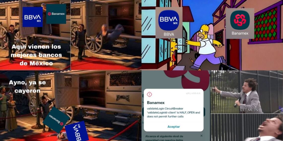 Ayer BBVA hoy Banamex: los mejores memes de la caída del banco