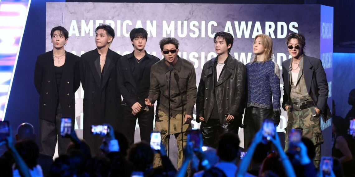 BTS son el “Artista del Año” en los AMAs 2026, conoce la lista completa de ganadores