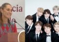 Claudia Sheinbaum anuncia visita de BTS a Palacio Nacional