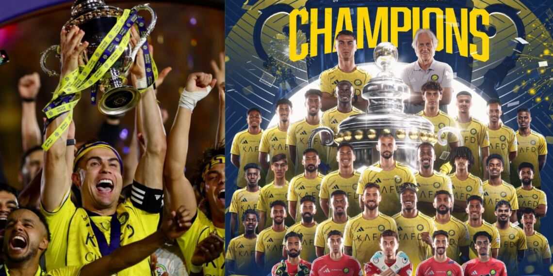 ¡Cristiano Ronaldo rompe la maldición! Al-Nassr conquista la Saudi Pro League y CR7 suma otro título a su legado