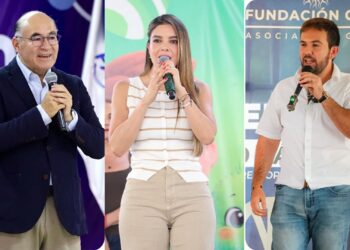 Gerardo Sanchez Zumaya, Ruth González y Enrique Galindo