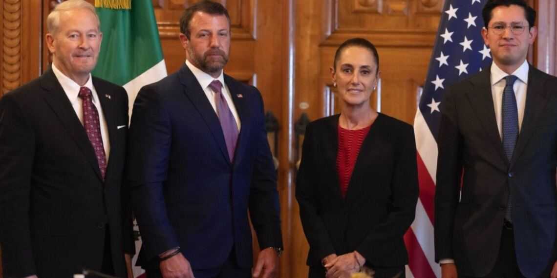 Claudia Sheinbaum y Markwayne Mullin