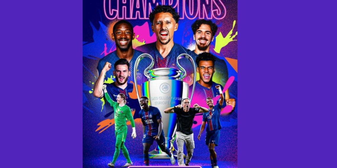 PSG campeón Champions
