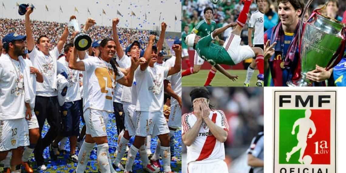 Así era el fútbol en el 2011, año en el que Pumas fue campeón por última vez