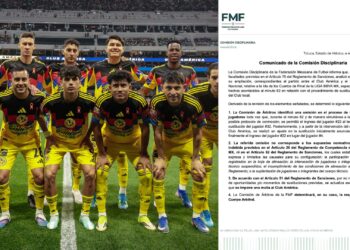 Comisión Disciplinaria niega alineación indebida del América ante queja de Pumas
