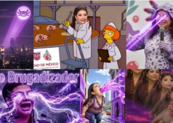 Clara Brugada y la “ajolotización” de CDMX: del color morado a los memes
