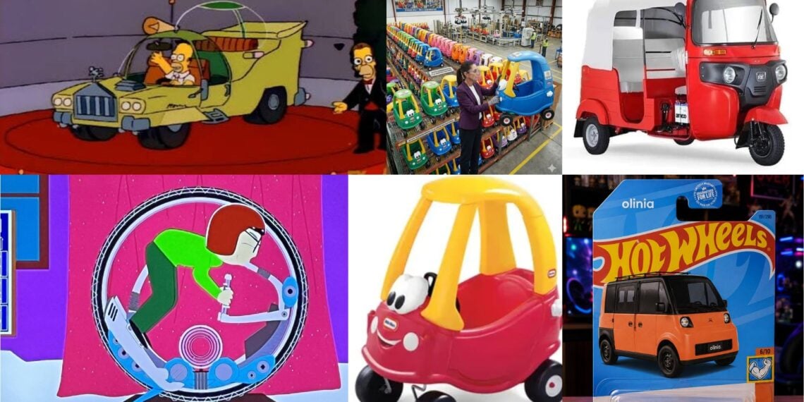 Olinia desata ola de memes en redes: comparan el auto eléctrico mexicano con un carrito de juguete