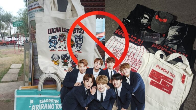 BTS le dice NO a la merch pirata en México; HYBE aplicará estrictas medidas en conciertos