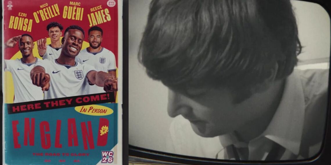 Inglaterra conquista las redes con creativo video con música de The Beatles para anunciar a sus convocados del Mundial 2026