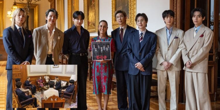 Claudia Sheinbaum pide no politizar visita de BTS a Palacio Nacional