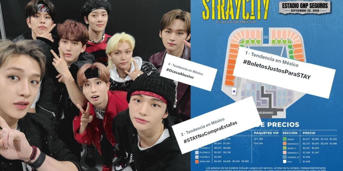 Fans de Stray Kids alzan la voz por precios de boletos en México