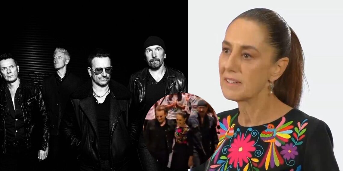Claudia Sheinbaum y U2 sorprenden en la clausura del Mundial de Niños de la Calle en CDMX