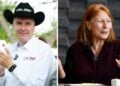 Waldo Fernández y Tatiana Clouthier