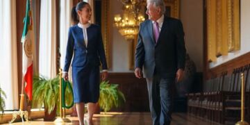 Claudia Sheinbaum y López Obrador