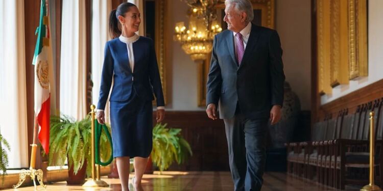 Claudia Sheinbaum y López Obrador